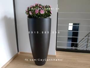 Chậu hoa composite iPot tròn cao cấp| IP-00005