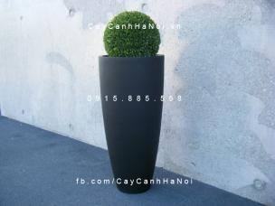 Chậu hoa composite iPot tròn cao cấp| IP-00005