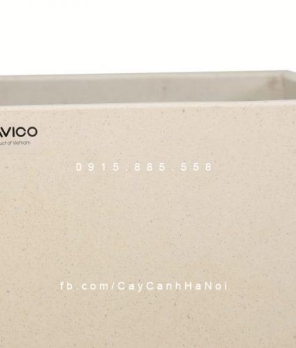 Chậu đá mài Cream Havico cây cảnh sang trọng| CM-256