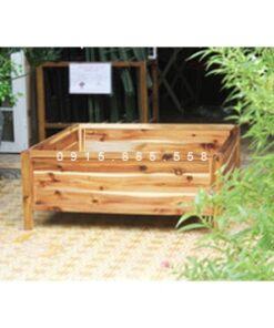 Chậu gỗ trồng cây vuông 1000 | DCDS013