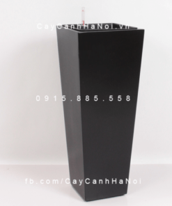 Chậu composite trồng cây cao cấp thông minh | 1014S (Đen mờ)