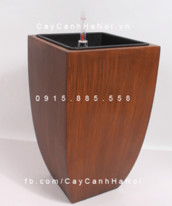 Chậu composite trồng cây cao cấp thông minh | 1021S (Vân gỗ)