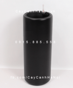 Chậu composite trồng cây cao cấp thông minh | 1232S (Đen mờ)