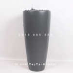 Chậu composite trồng cây cao cấp thông minh | 1649S (Xám mờ)