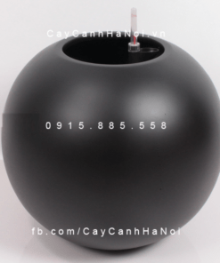 Chậu composite trồng cây cao cấp thông minh | SE8889S (Đen mờ)