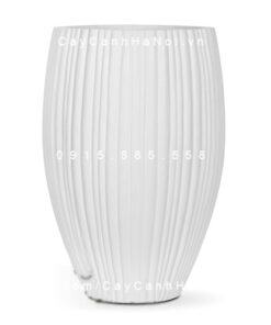 Chậu xi măng trồng cây cao cấp sọc dọc | M2