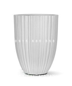 Chậu xi măng trồng cây cao cấp sọc dọc | M3