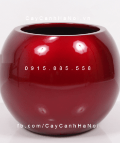 Chậu Composite Anber trồng cây cao cấp | 1091 (Đỏ đô bóng)