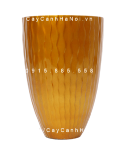 Chậu Composite Anber trồng cây cao cấp | 1100 (Vàng gold bóng)