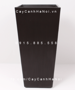 Chậu Composite Anber trồng cây cao cấp nâu mờ | 1606