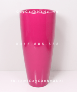Chậu Composite Anber trồng cây cao cấp hồng bóng | 1649