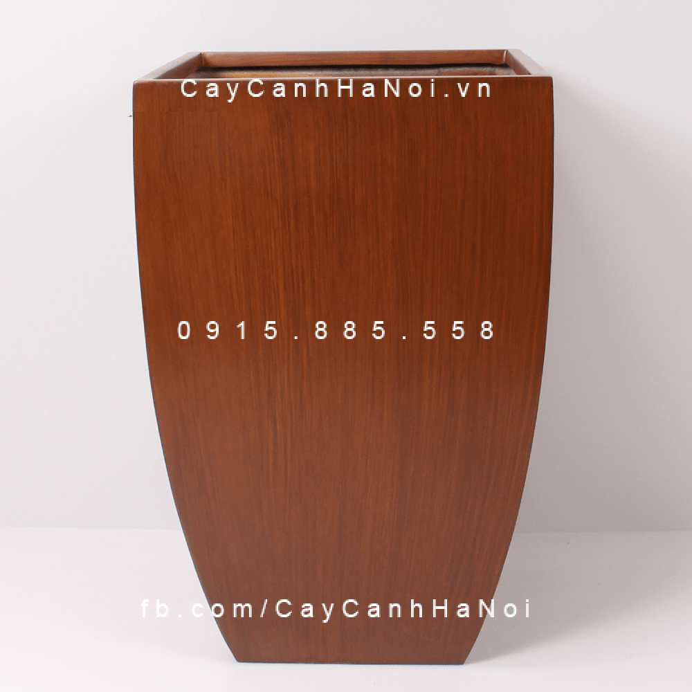 Chậu Composite Anber trồng cây cao cấp | 1021 (Vân gỗ)