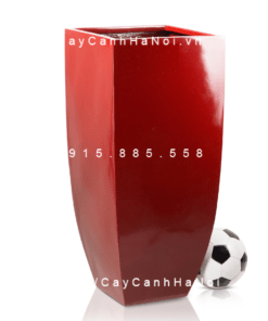 Chậu Composite Anber trồng cây cao cấp | 1025 (Đỏ đô bóng)
