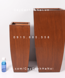Chậu Composite Anber trồng cây cao cấp | 1025 (Vân gỗ)