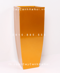 Chậu Composite Anber trồng cây cao cấp | 1025 (Vàng gold)