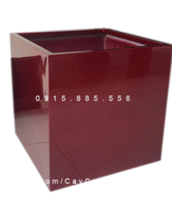 Chậu Composite Anber trồng cây cao cấp | 1055 (Đỏ đô bóng)
