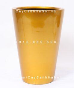 Chậu Composite Anber trồng cây cao cấp vàng gold |1069