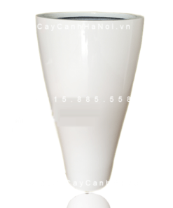 Chậu Composite Anber trồng cây cao cấp trắng bóng | 1078