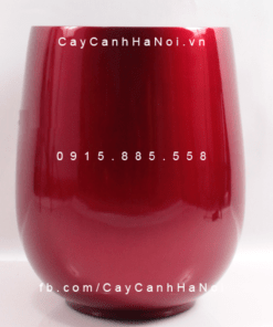 Chậu Composite Anber trồng cây cao cấp màu đỏ đô |1133