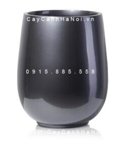 Chậu Composite Anber trồng cây cao cấp xám bóng | 1133