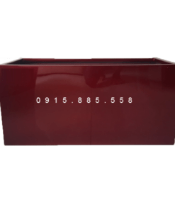 Chậu Composite Anber chữ nhật trồng cây cao cấp | 5001 (Đỏ đô)