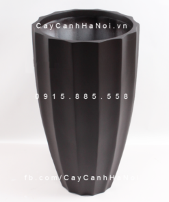 Chậu Composite Anber vân nổi trồng cây cao cấp | 6668 (Nâu mờ)