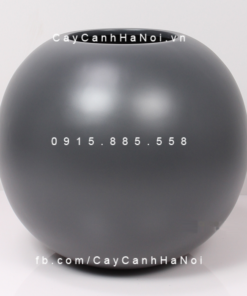 Chậu Composite Anber tròn trồng cây cao cấp | SE8889 (Xám mờ)