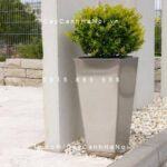 Chậu composite iPot vát đáy cao cấp| IP-00071