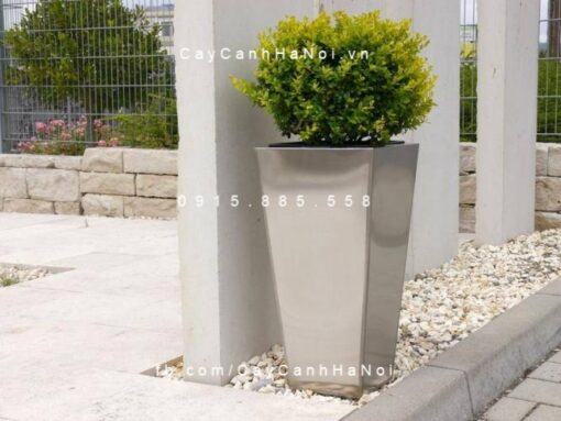 Chậu composite iPot vát đáy cao cấp| IP-00071