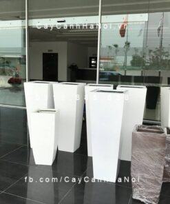 Chậu composite iPot vát đáy cao cấp| IP-00071