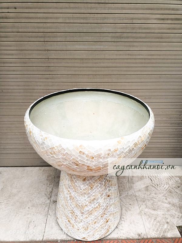 Chậu Composite Khảm Trai nhẹ dễ vận chuyển