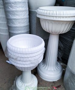 Bán chậu nhựa ly có chân đế số lượng lớn tại Hà Nội