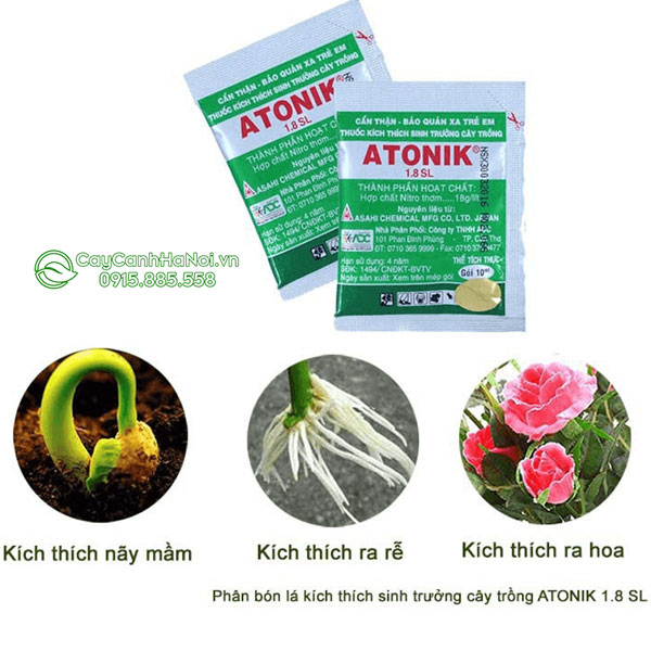 Phân bón lá thế hệ mới Atonik