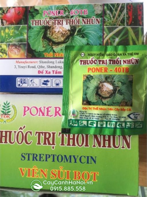 Thuốc Trị Thối Nhũn Poner – 40TB có dạng viên sủi