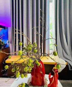 Bình cành hồng quả để bàn đẹp