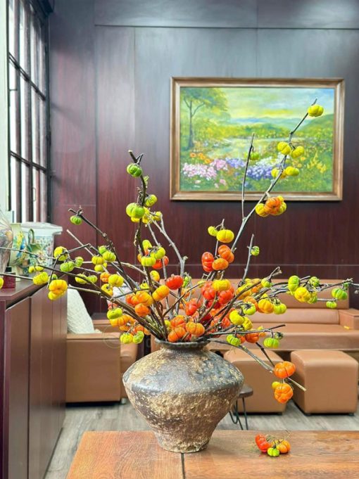 Cành bí ngô mini decor trung thu