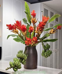 Nhược điểm khi cắm bình hoa chuối rừng đỏ