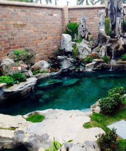 Tiểu cảnh hòn non bộ trang trí sân vườn