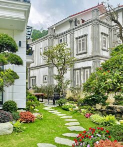 Tiểu cảnh sân vườn giúp điều không khí