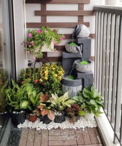 Tiểu cảnh thác nước ban công