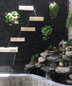 Tiểu cảnh thác nước phong thủy trong nhà