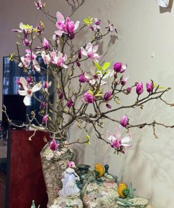 Bình hoa mộc lan trang trí Tết