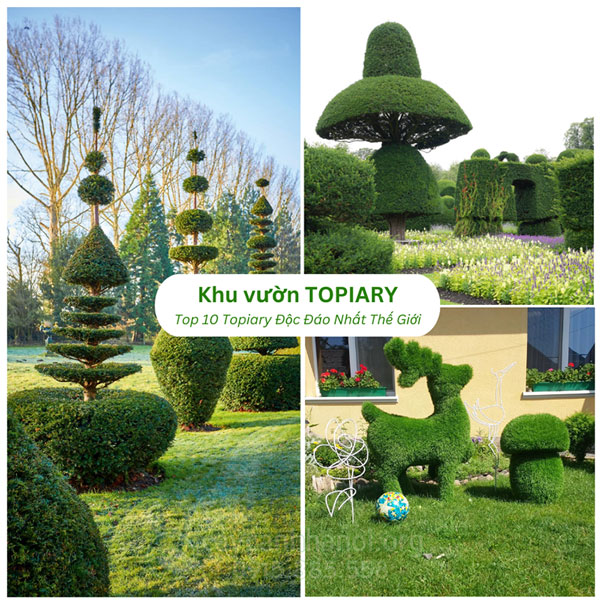 Top những khu vườn Topiary đẹp