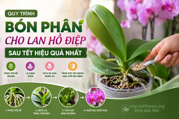 Quy Trình Bón Phân Cho Lan Hồ Điệp Sau Tết Hiệu Quả Nhất