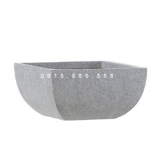 Chậu cây cảnh composite Brielle vân giả đá cao cấp