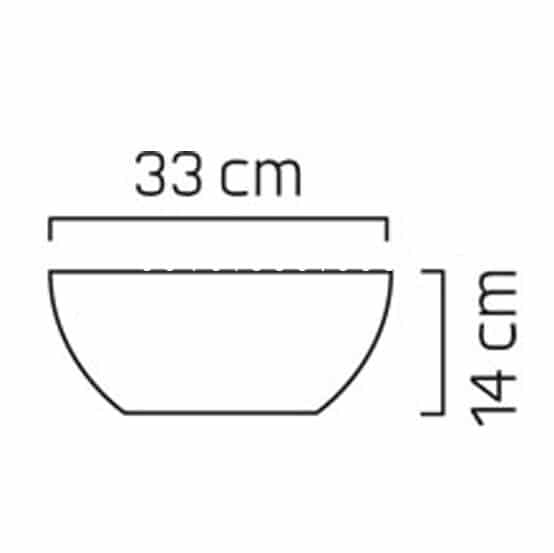 Chậu composite trồng cây Esteras vân đá đen COEVORDEN