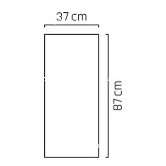 Chậu hoa nhựa trồng cây composite Esteras Weert trụ vuông đen