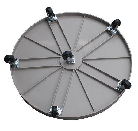 Đế nhựa chậu cây có bánh xe