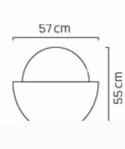 Thác nước Esteras composite trong nhà mini GUAPI