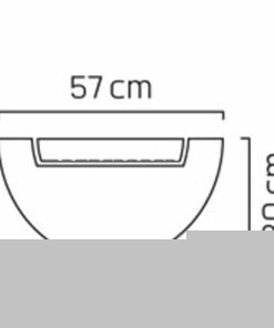 Thác nước phong thủy nội thất composite LOA